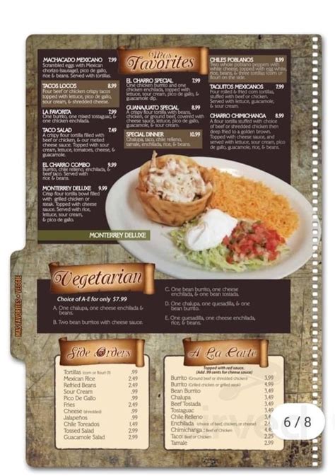 sopa piaz|El Charro menu